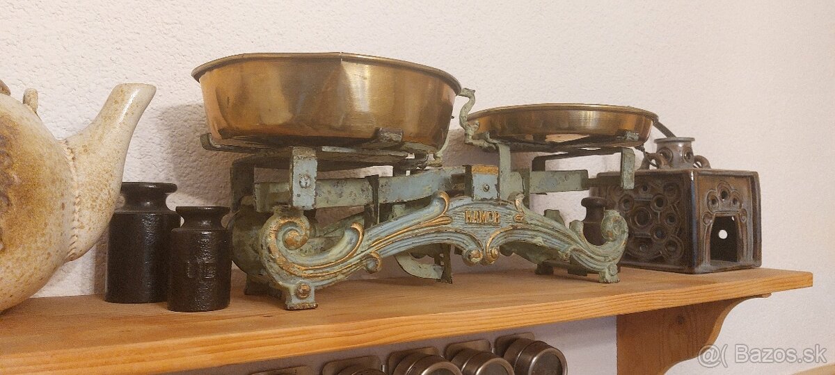 Predám starú váhu zo závažim - 4