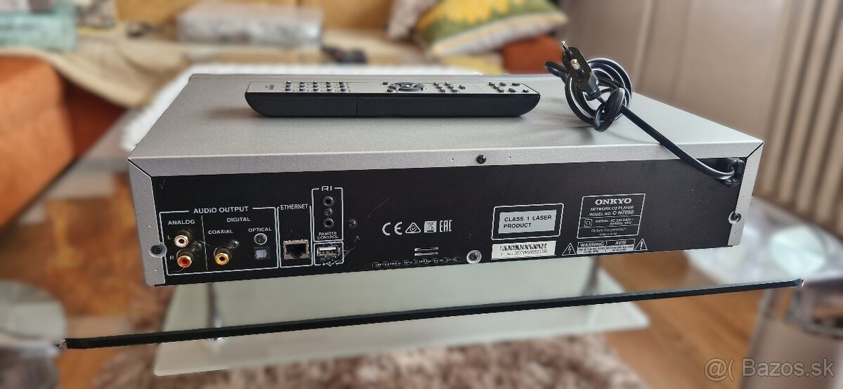 Onkyo C-N7050 – TOP stav, CD & Network Player (DSD64, Hi-Res - 4