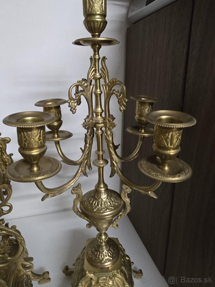 Starozitne krbove hodiny a svietniky.....cislo 13 - 4