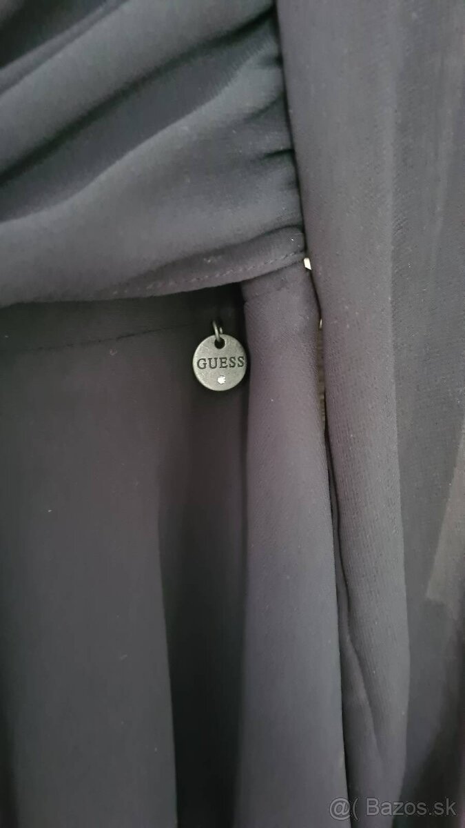 Predám čierne šaty zn. GUESS, velkost S - 4