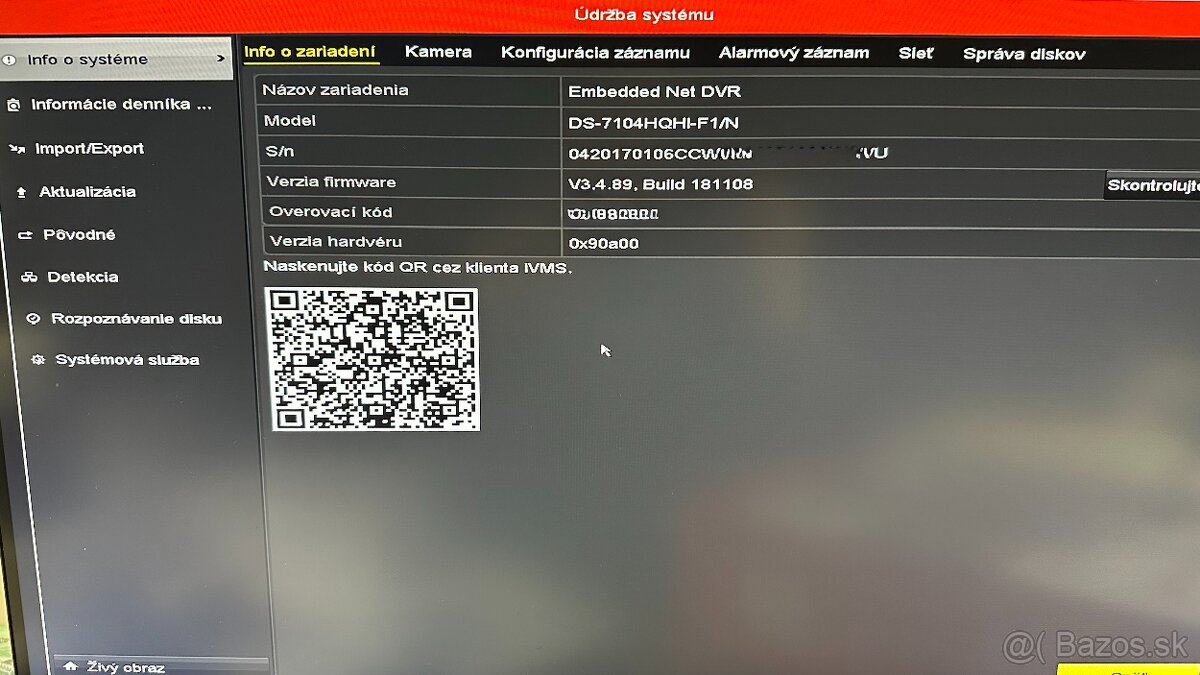 Hikvision DS-7104HQHI-F1/N DVR nahravacie zariadenie - 4