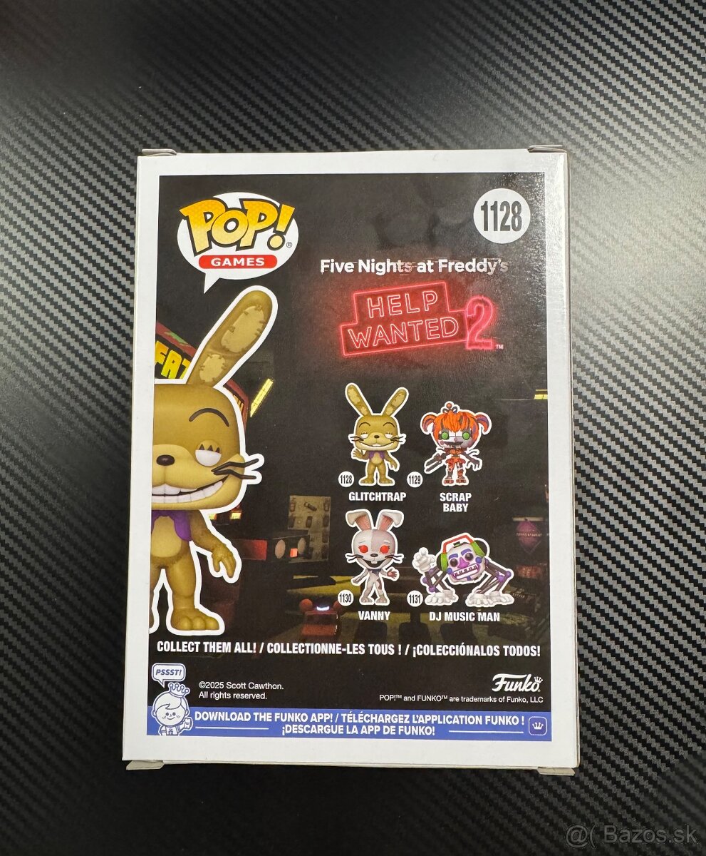 Funko pop originál figúrka Glitchtrap (1128) - 4