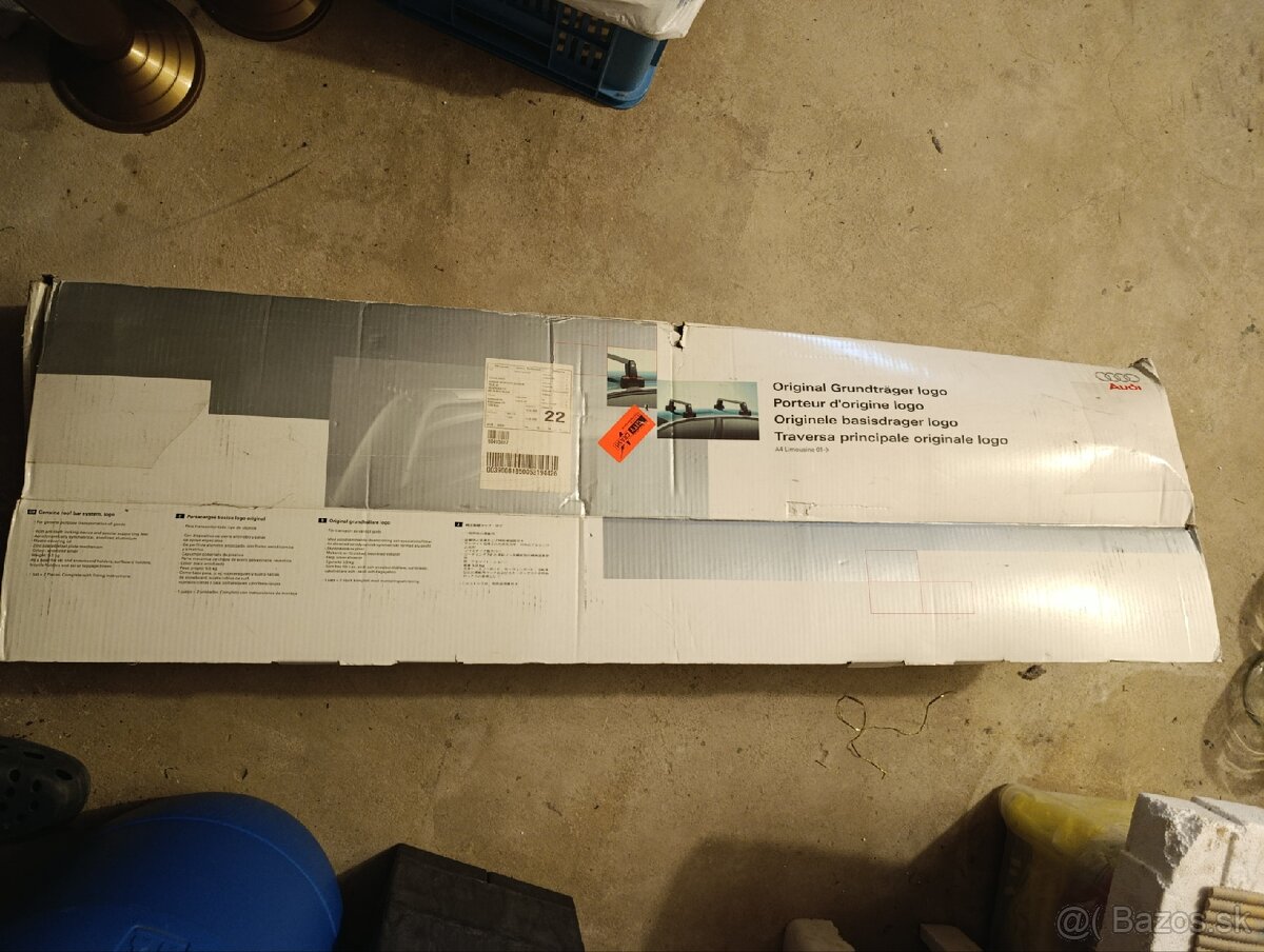 Originál strešné nosiče Audi A4 B7 (8E) – Top stav - 4