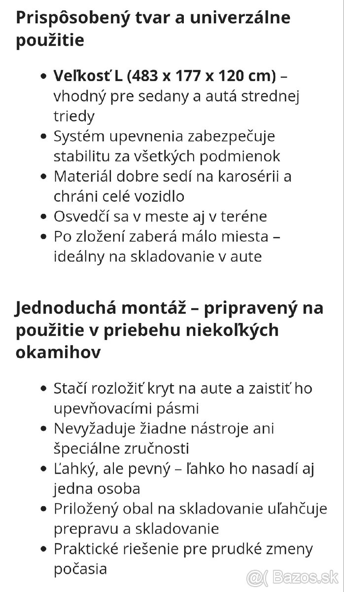 Plachta proti krupom L - 4