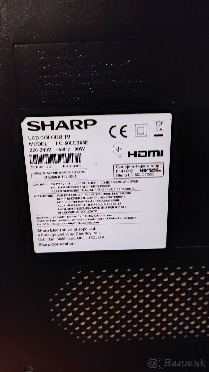 Televízor Sharp - 4