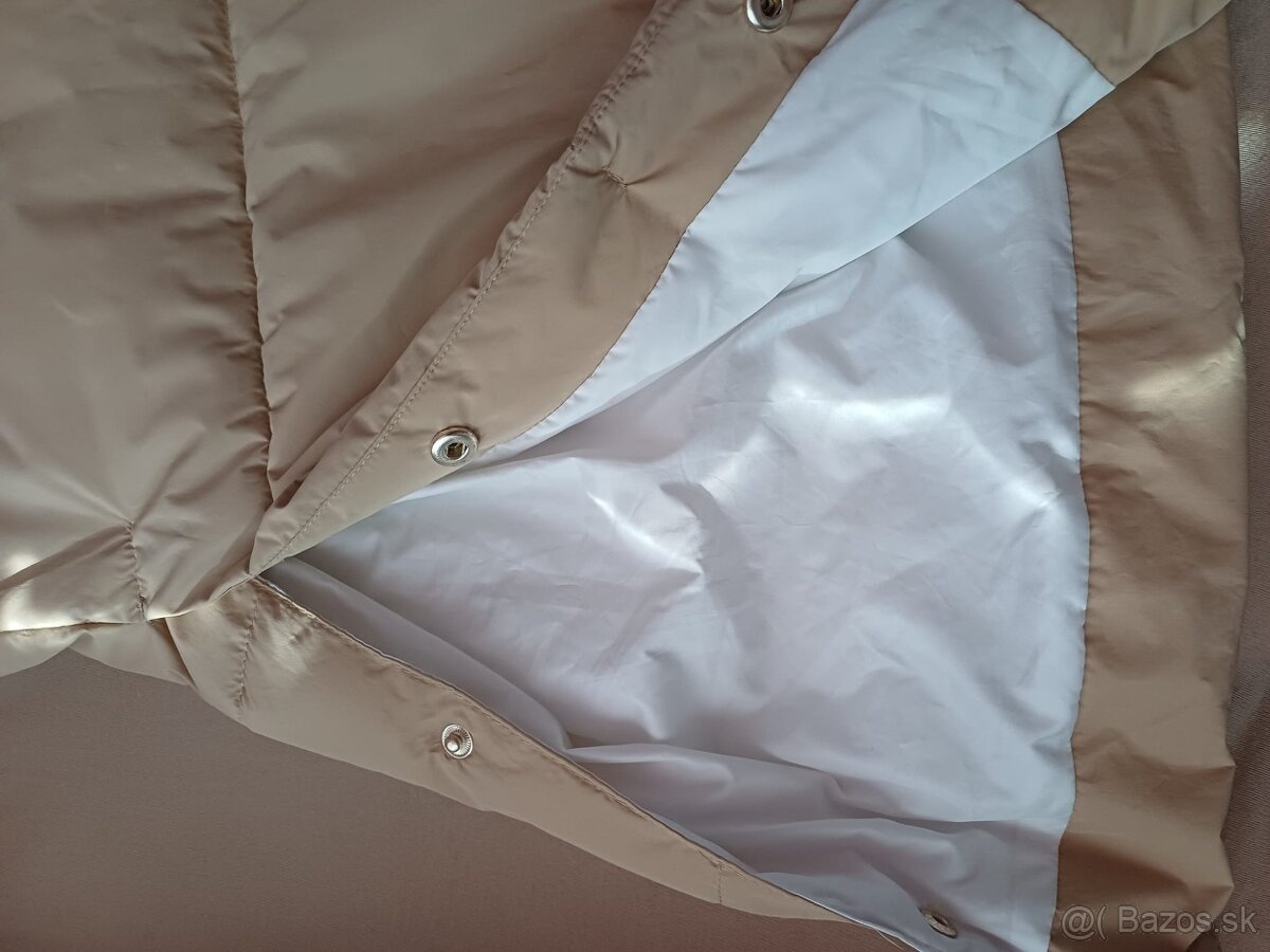 Béžová dlhšia vesta Reserved - 4