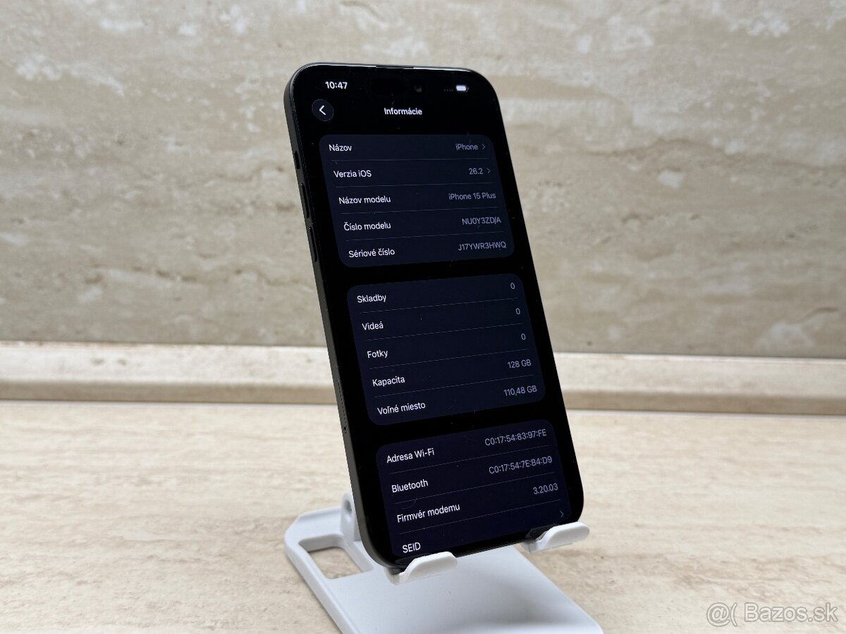 iPhone 15 Plus 128GB Black 100%/1 cyklus - 4