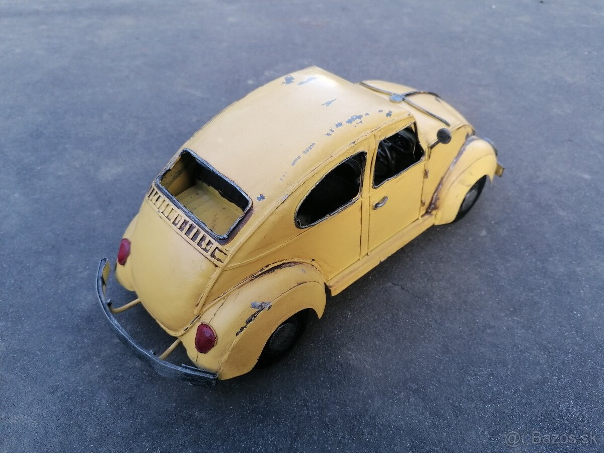 Predám starožitné plechové auto VW Beetle - 4