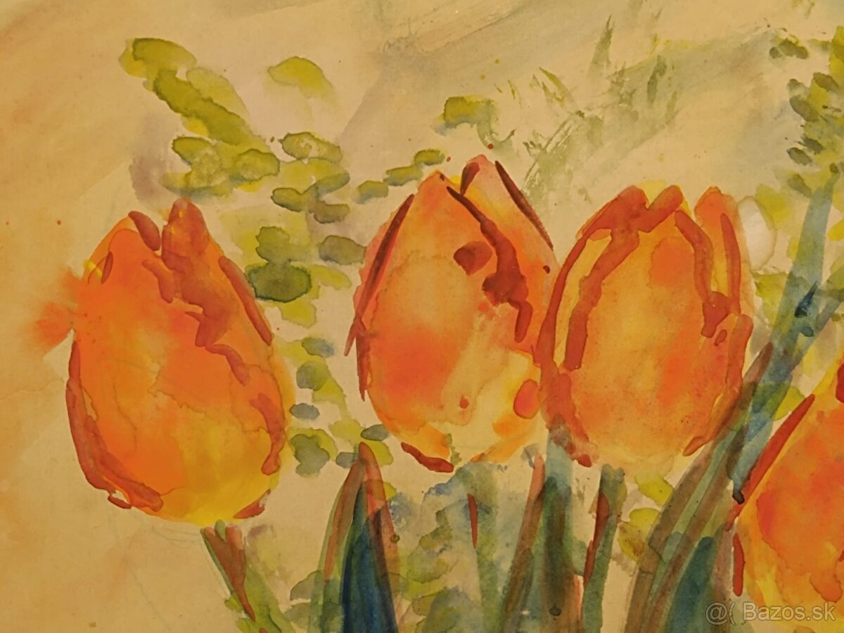 Obraz Jílková, Tulipány 70x52 - 4