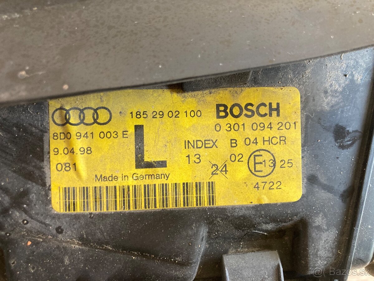 Predám ľavé predné svetlo na Audi A4 - 4
