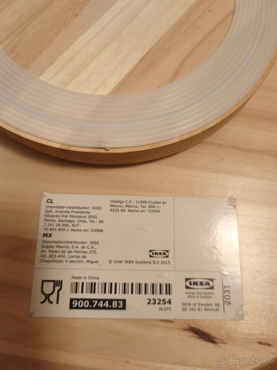 Podnos otočný drevený Ikea - 4