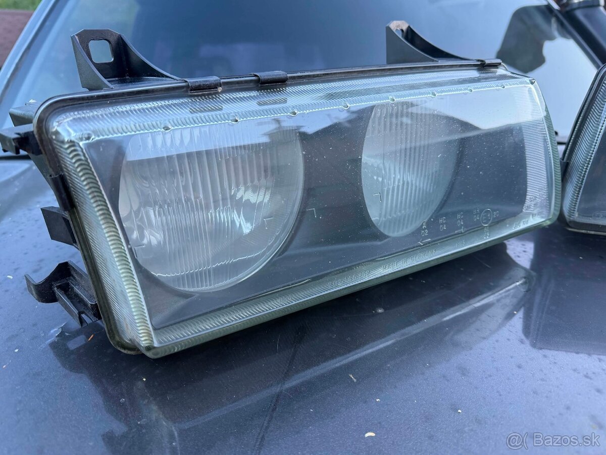 Predám predné svetlá HELLA na BMW e36 compact - 4