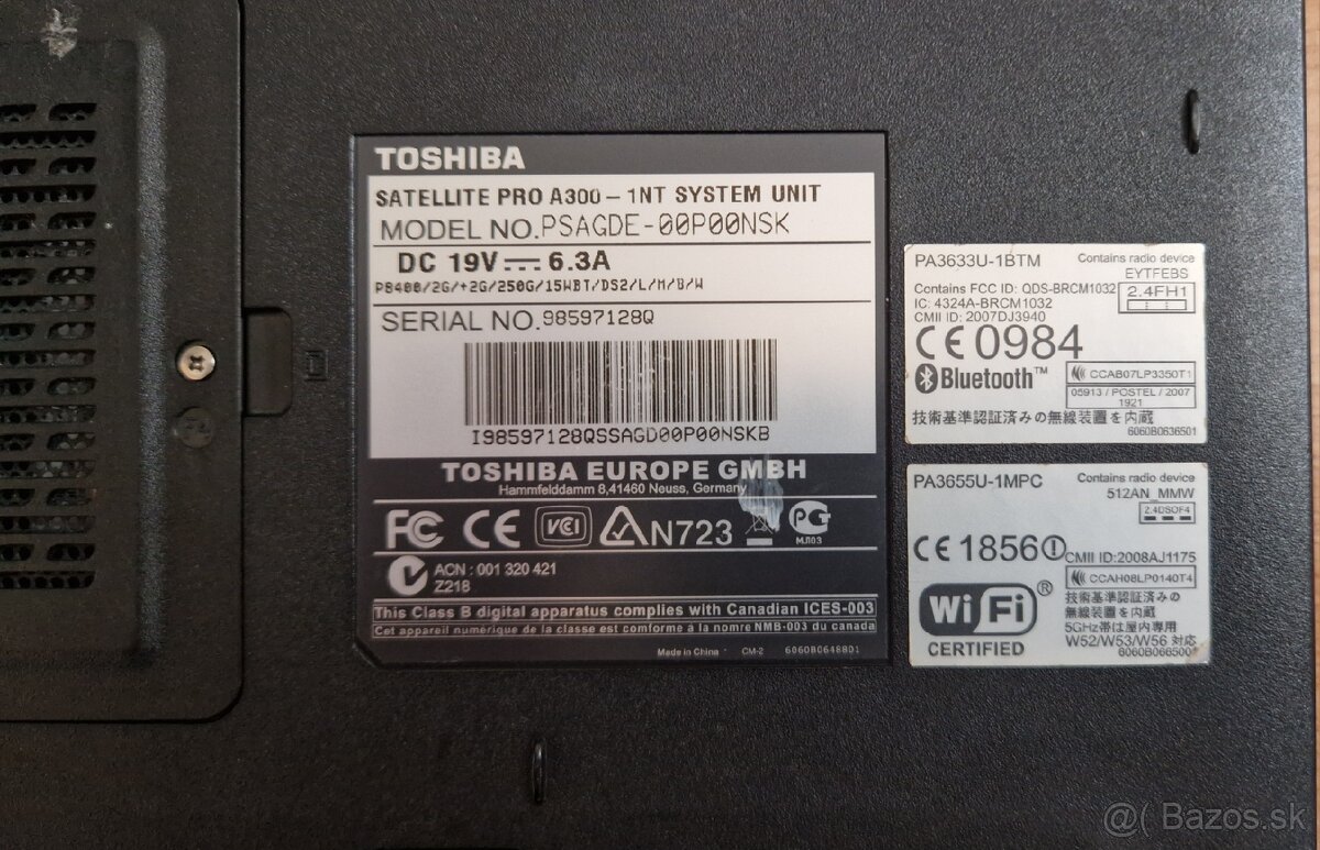 Predam notebook Toshiba na diely - 4