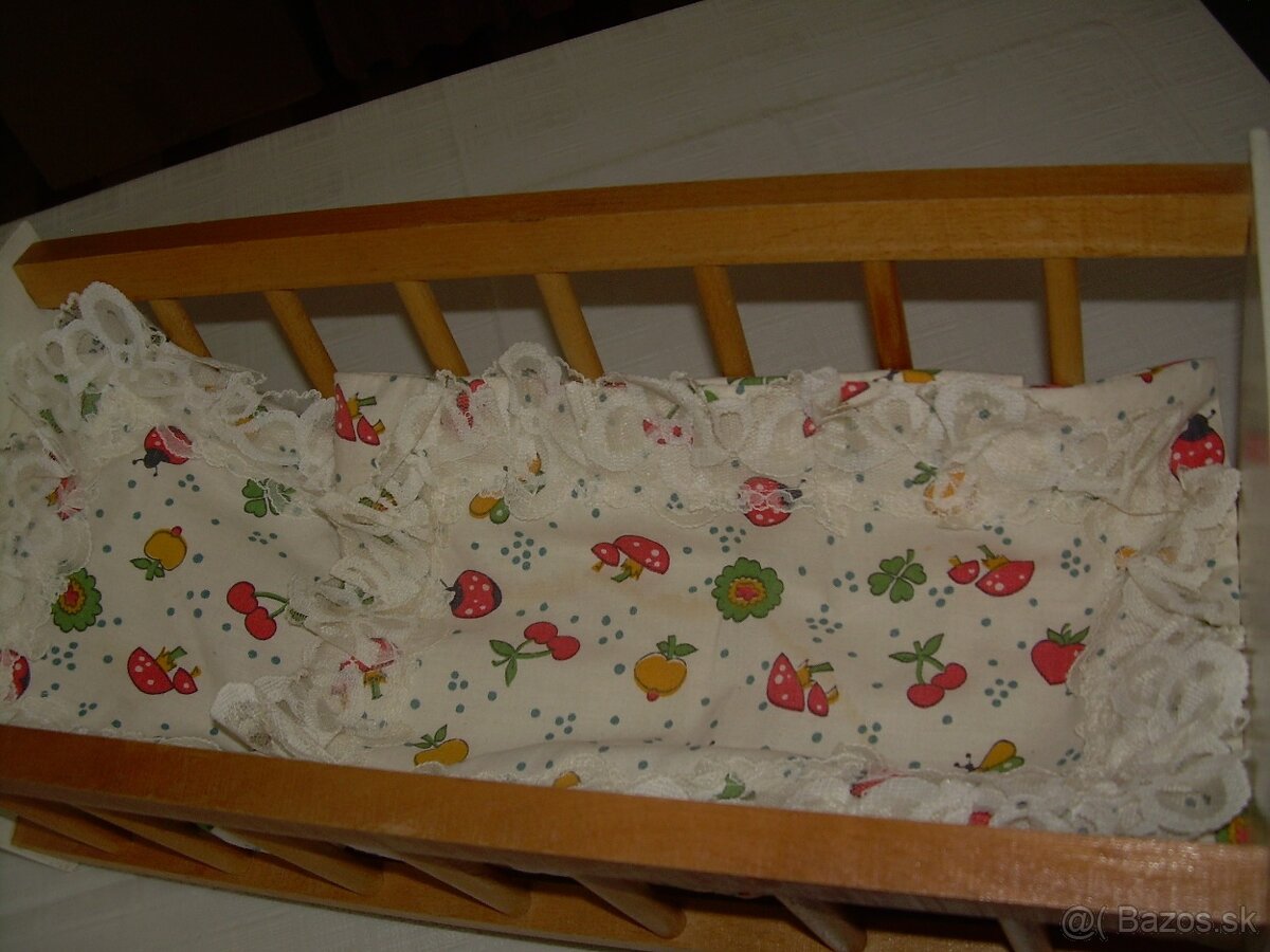 kolébka pro panenku, kočárek - 4