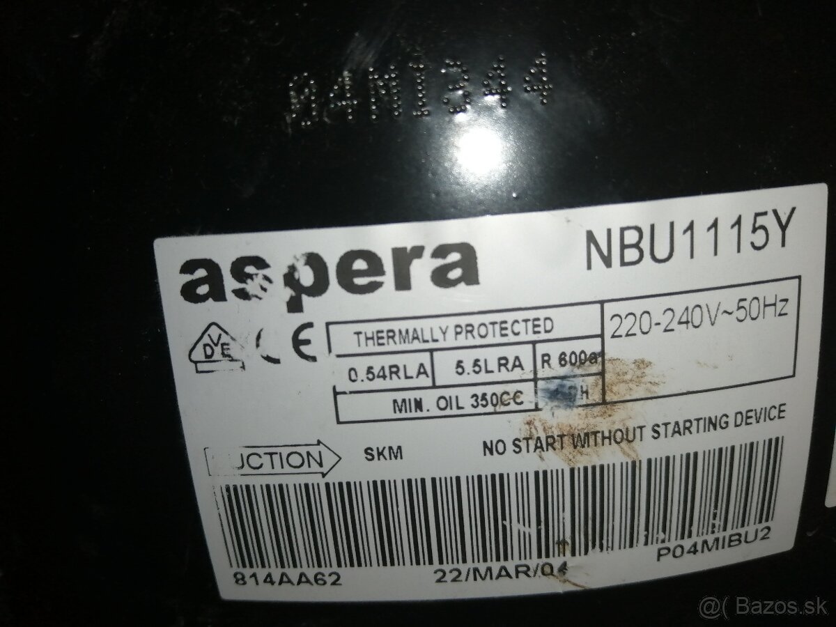 Funkčný motor z chladničky Whirpool ARC 5200 - 4