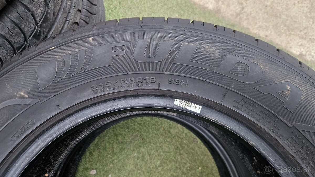 Letne pneumatiky 215/65 r16 fulda - 4