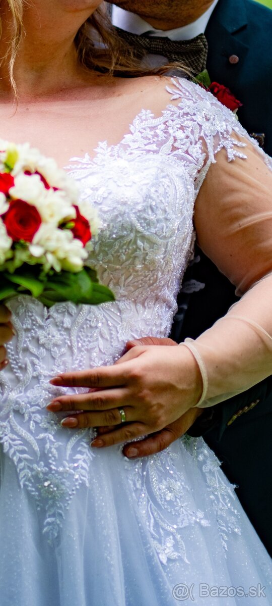 Svadobné šaty 42-46 - 4