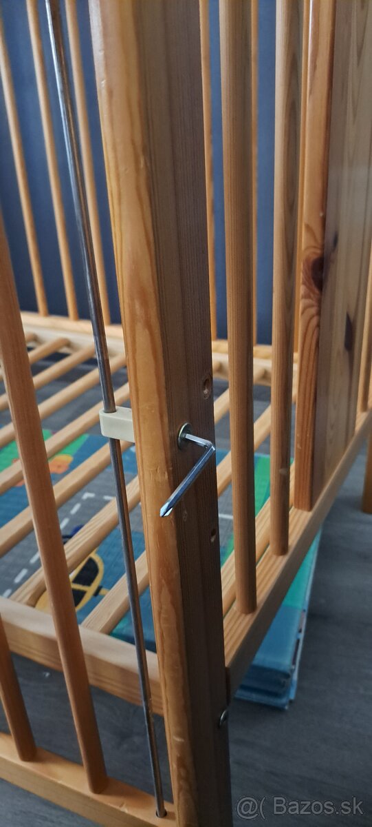 Detska drevena postielka 120x60cm - 4