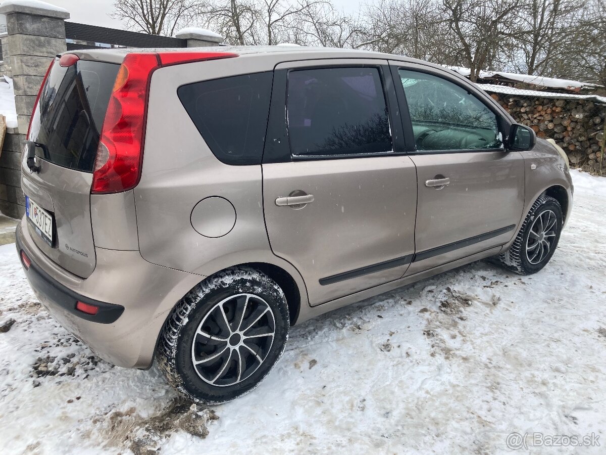 Nissan Note 2007, 1.4 benzin 65kw, klima, nová STK - 4