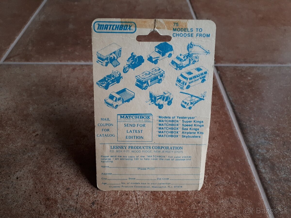 Stara hracka - Matchbox : VANTASTIC z roku 1975 - 4