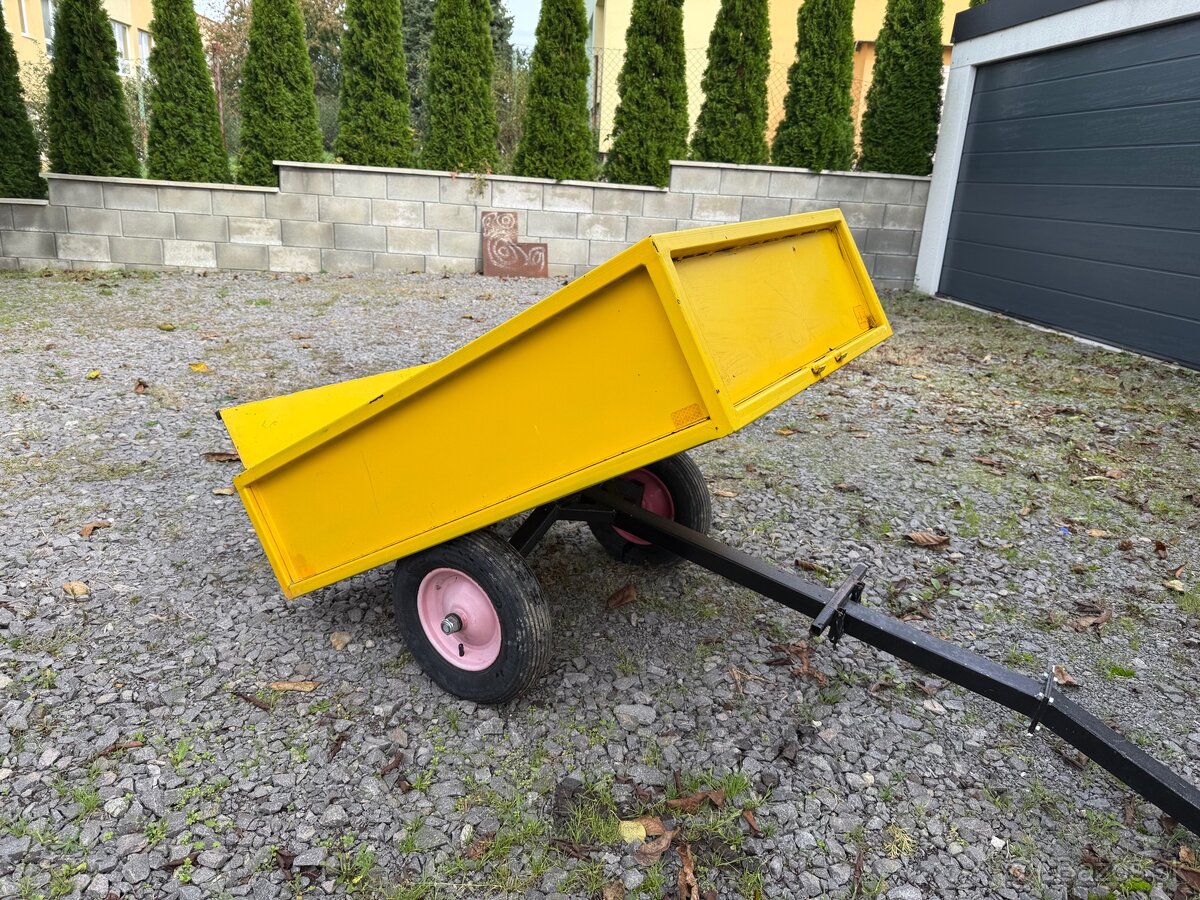 Vozík,vlečka za malotraktor,kosačku - 4