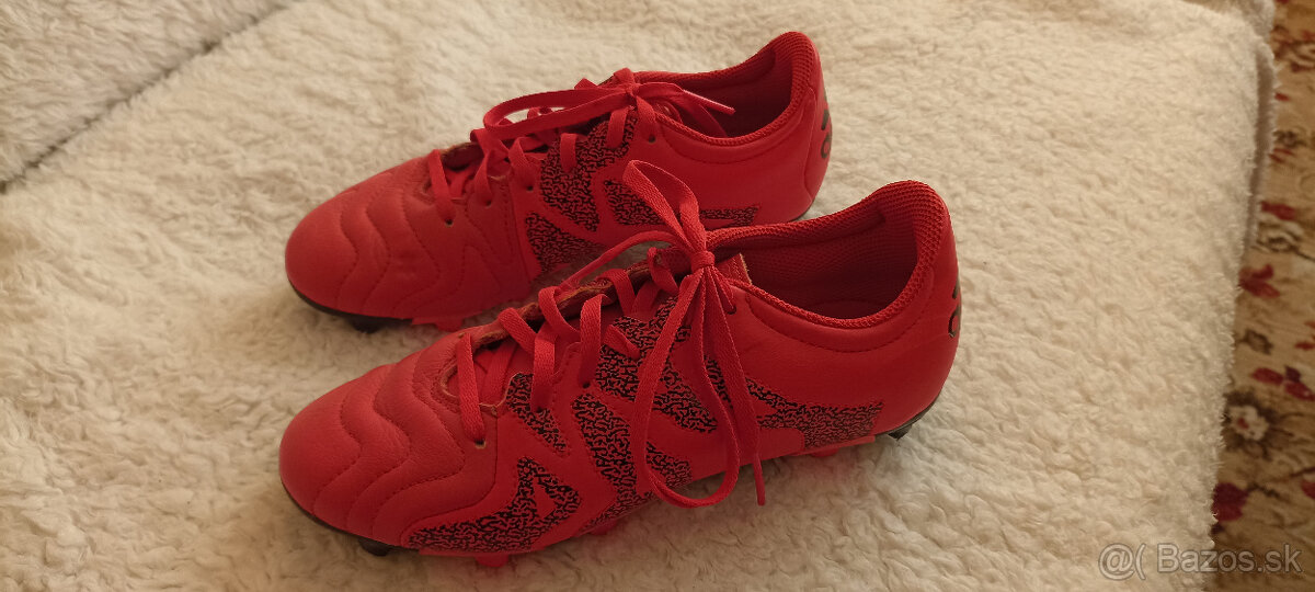 Detske kopacky Adidas X, c.35,5, kožené - 4