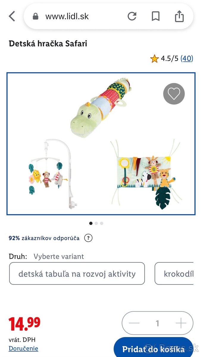 Kolotoč nad postieľku Lupilu - 4