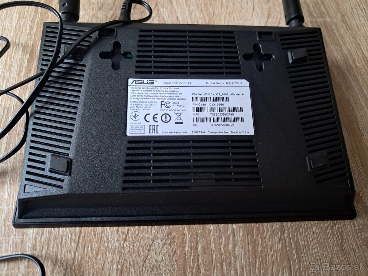 Wifi Router Asus RT-AC51U 2,4/5GHz 2701 - 4