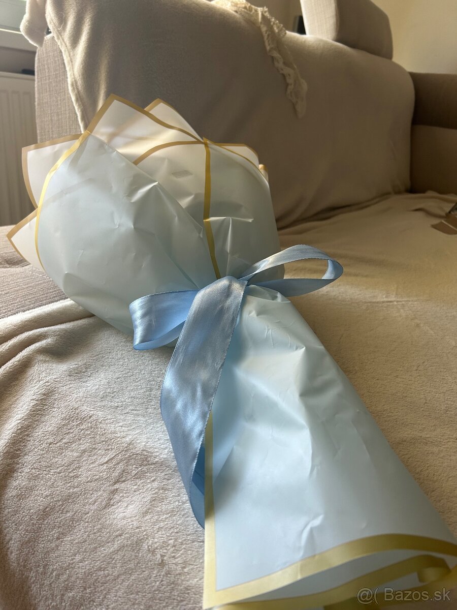 Kytica ruží zo stuhy - 4