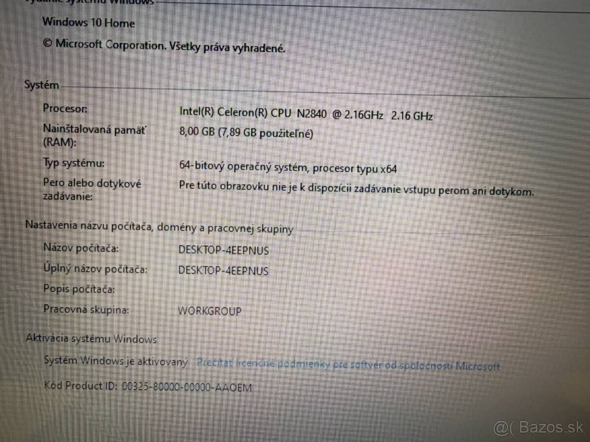 Notebook ASUS X553M / Intel Celeron / 8GB RAM / 120gb SSD - 4