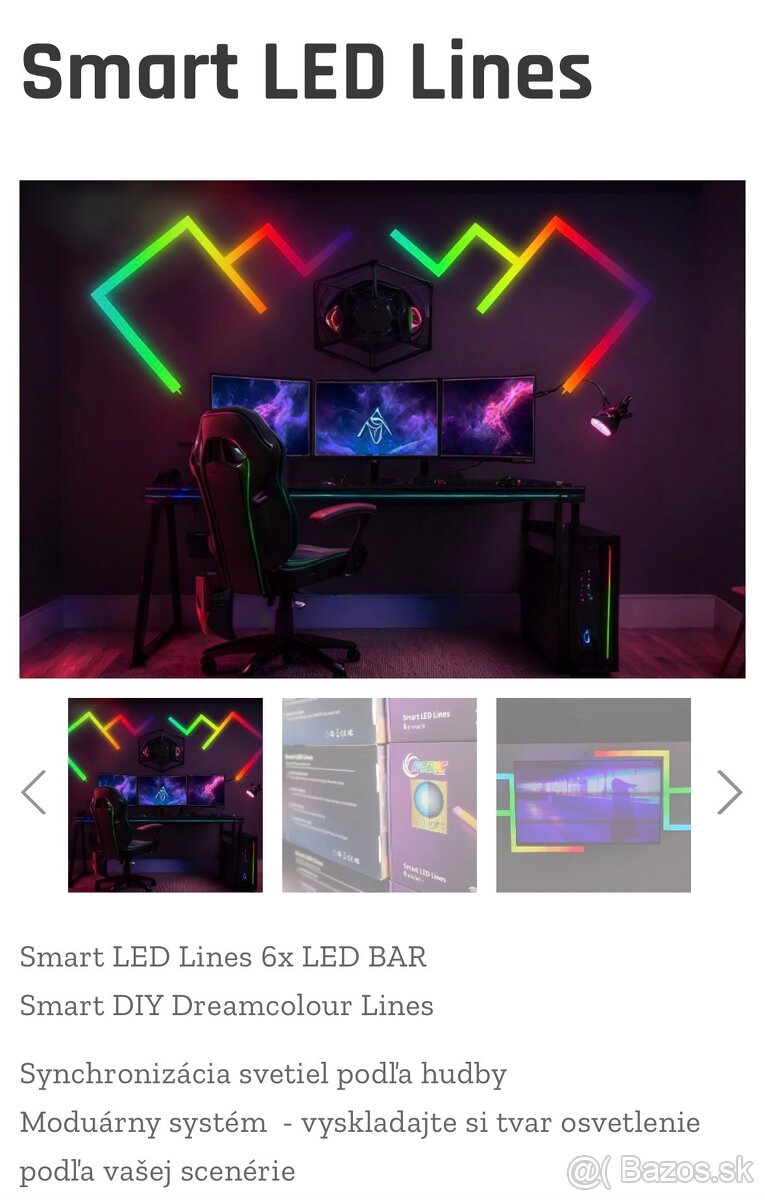 Smart led lines svetlo - 4