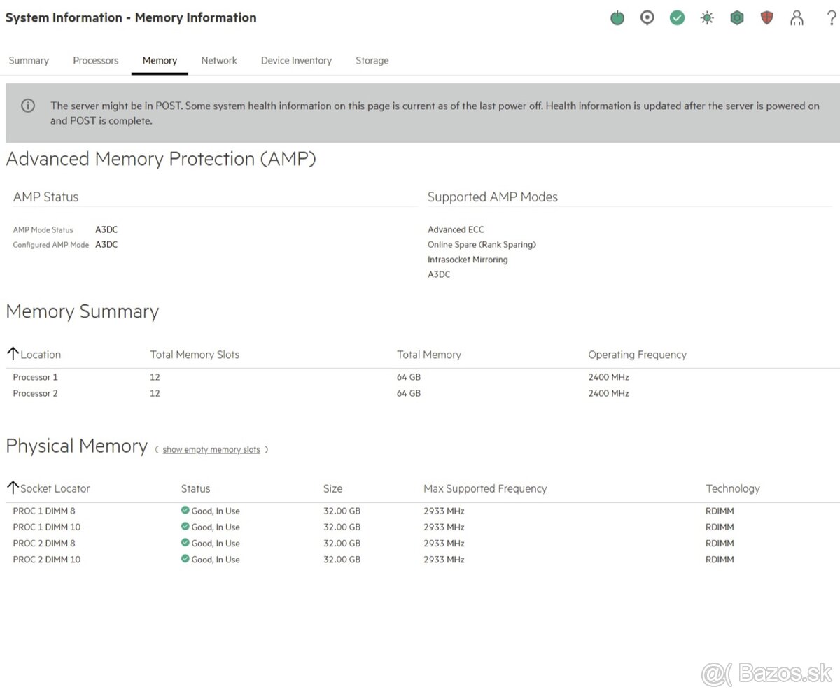 Server ProLiant DL380 Gen10 - 4