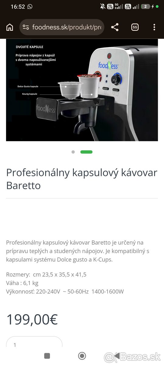 Profi kapsulovy kávovar - 4