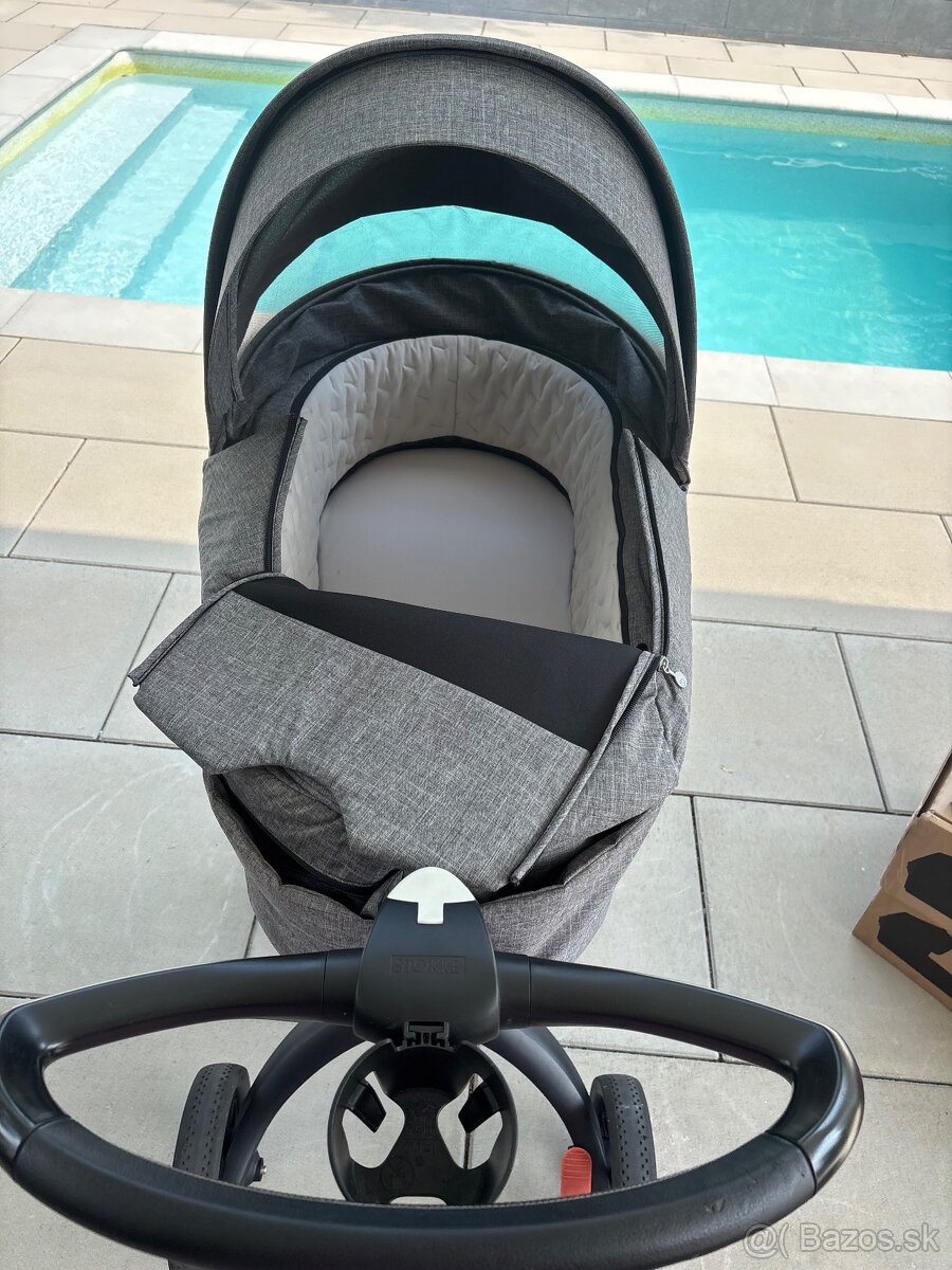 Kočík zn. stokke xplory VI + 2x vanička + športová časť - 4