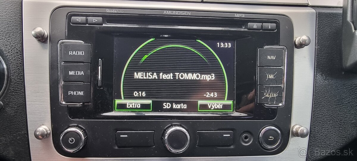 Predam Orginal SKODA AMUNDSEN/Rns310 autoradio s pin kodou - 4