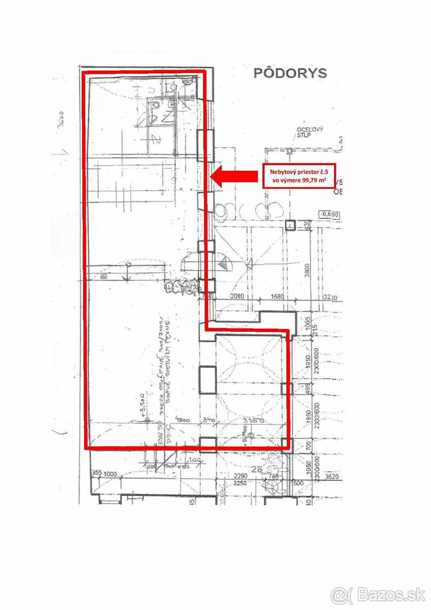 RealityKolesár prenajíma obchodný priestor 100 m2 Hlavná Koš - 4