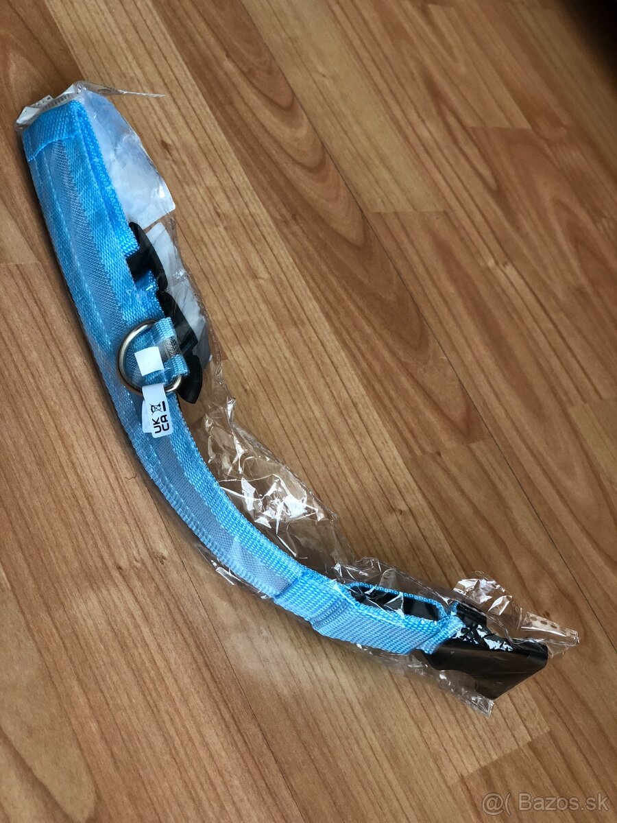 LED svietiaci obojok-modrý - 4