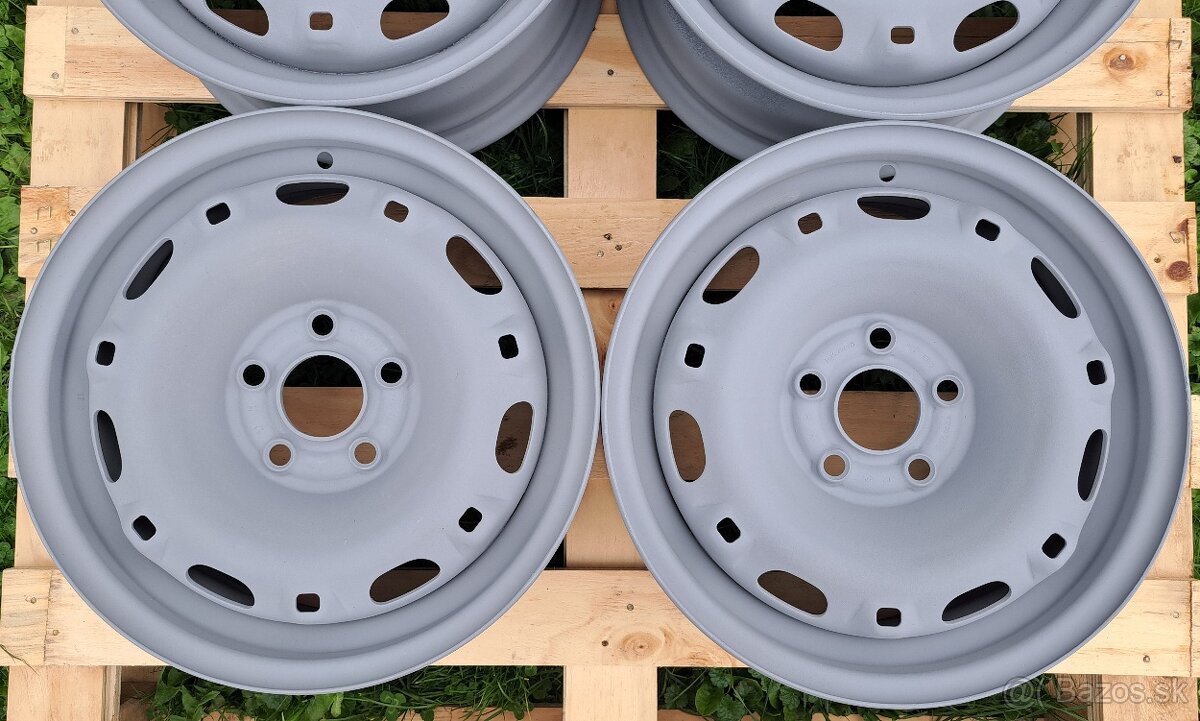 PLECH. DISKY R14 5x100 - ŠKODA FABIA 1 2 3, ROOMSTER, POLO - 4