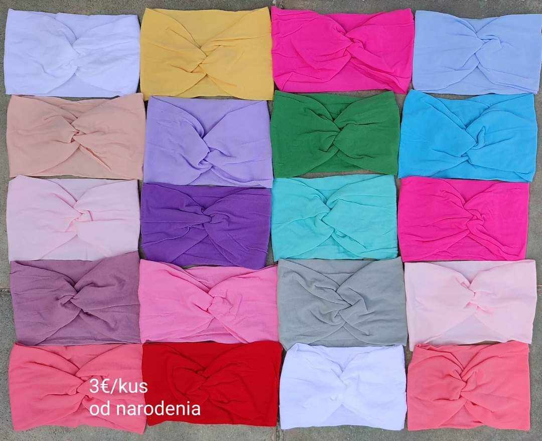 Pružná detská čelenka - 4