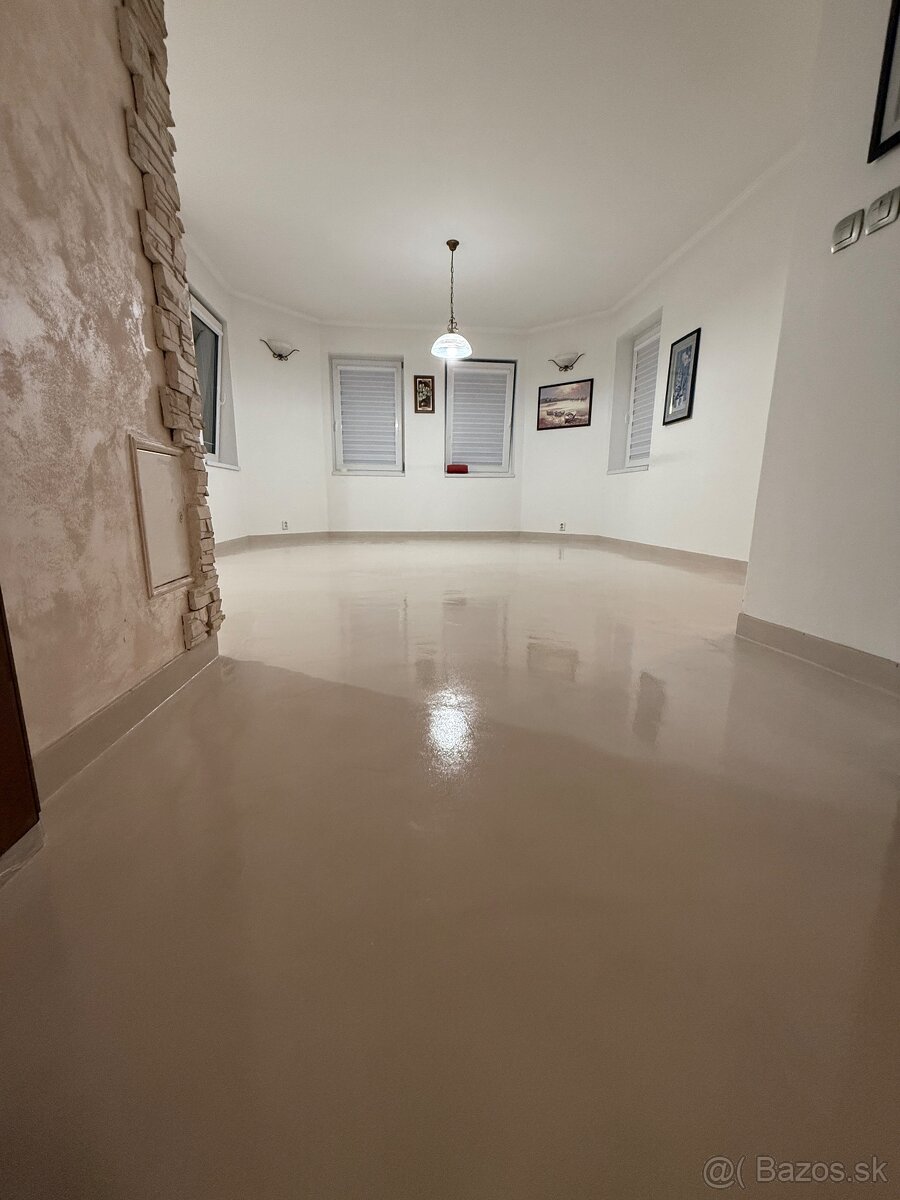 Mikrocement, liate podlahy - 4