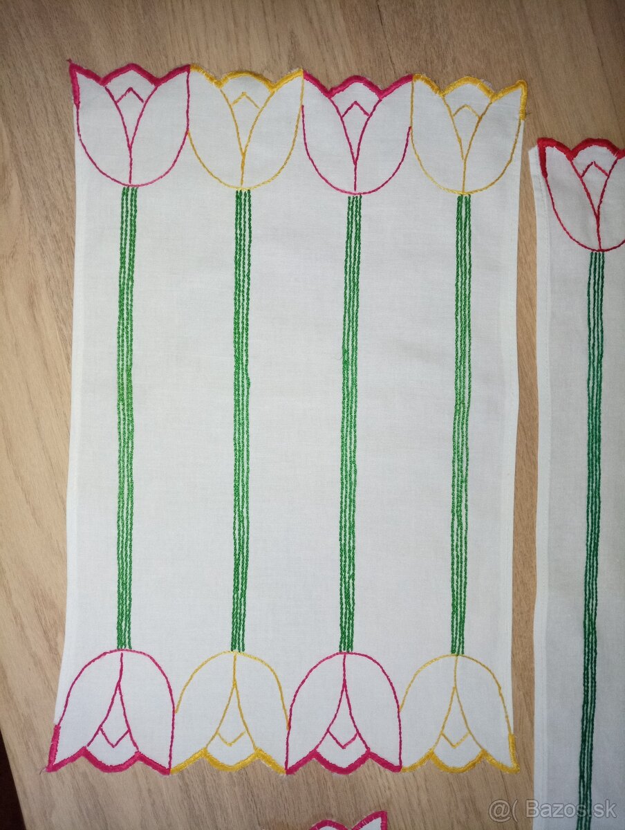 Jarné dečky, obrusy - CENA SPOLU - 4