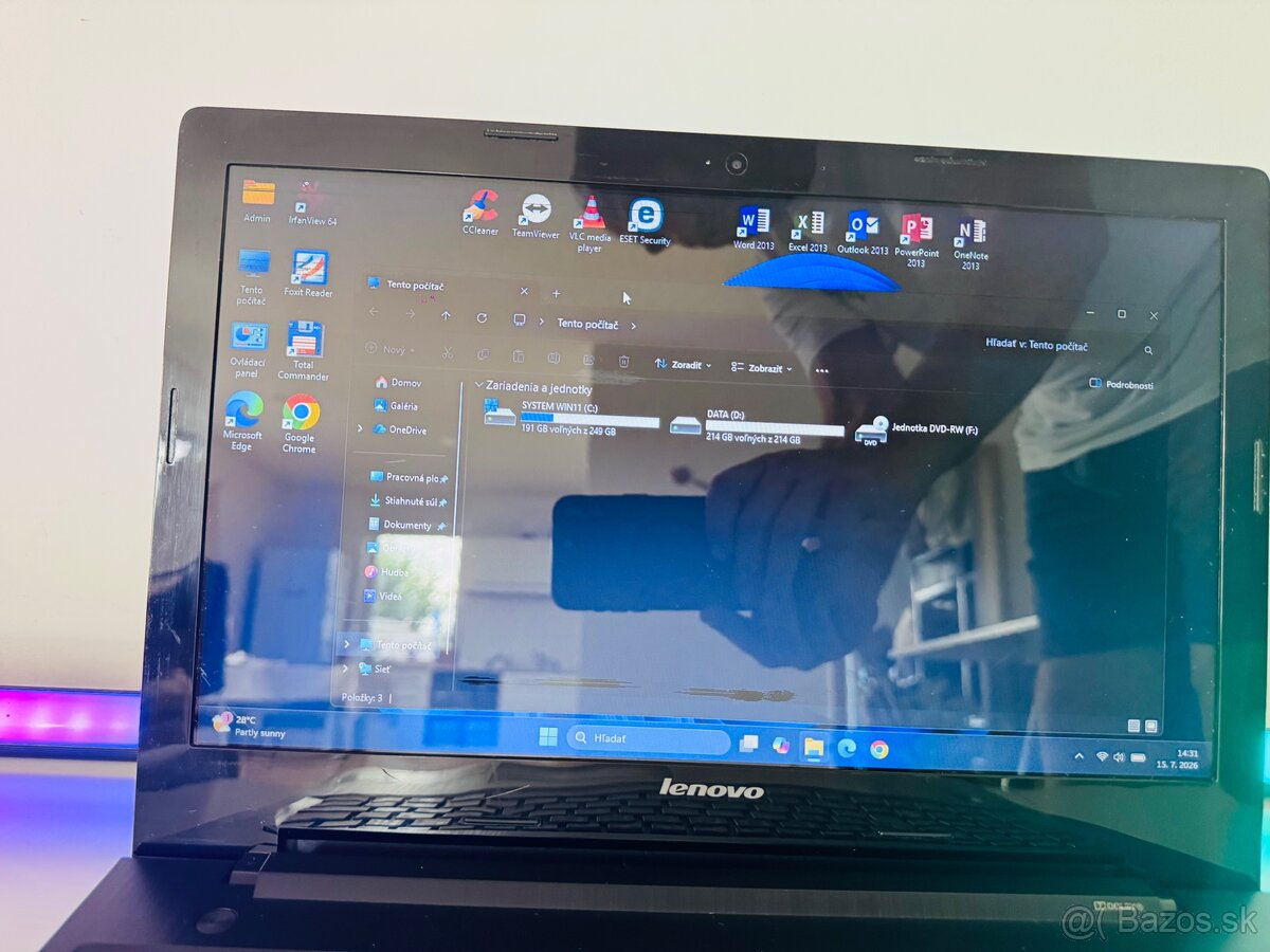Notebook LENOVO G50-80 v dobrom stave - 4