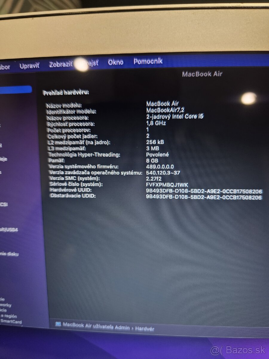 MacBook Air 13" (2017) – 8GB RAM / 128GB SSD - 4