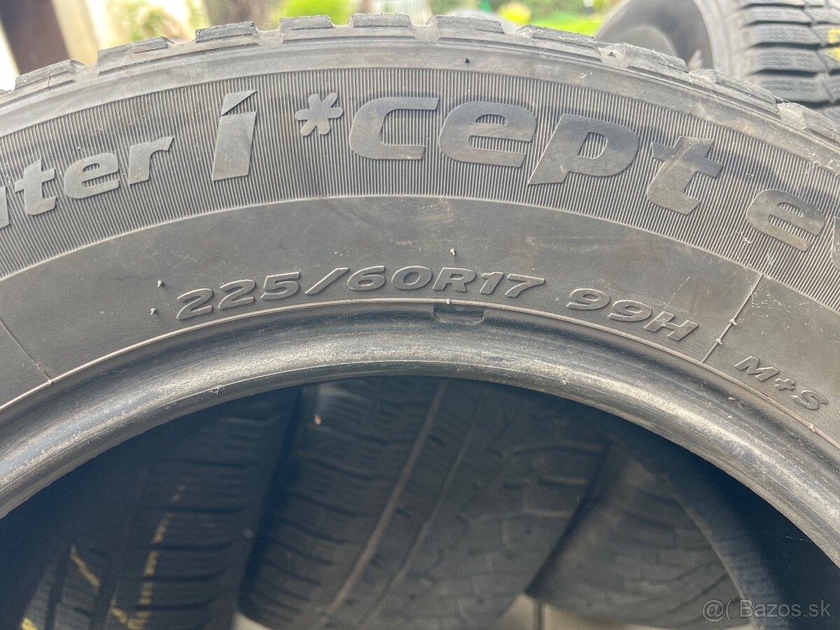 225/60 R17 Hankook používané zimné pneu (okr. HC) - 4