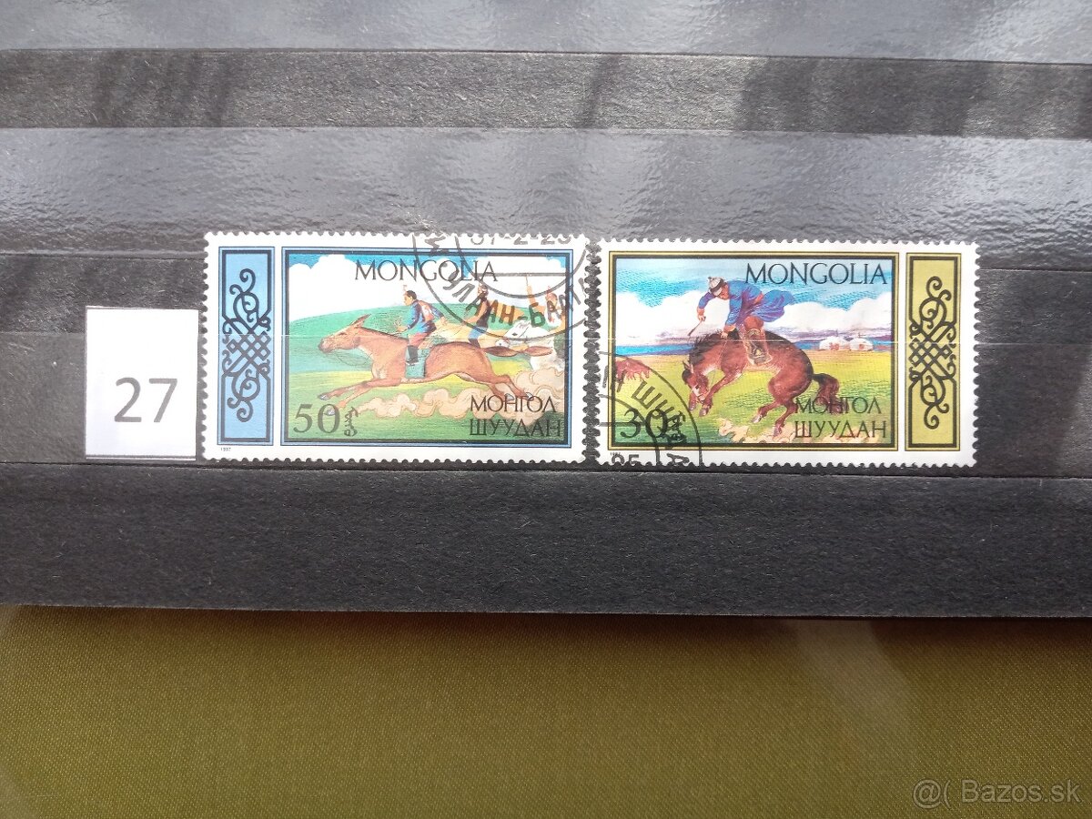 Poštové známky č.488 - ÁZIA - II. - 20 ks sérií - 4