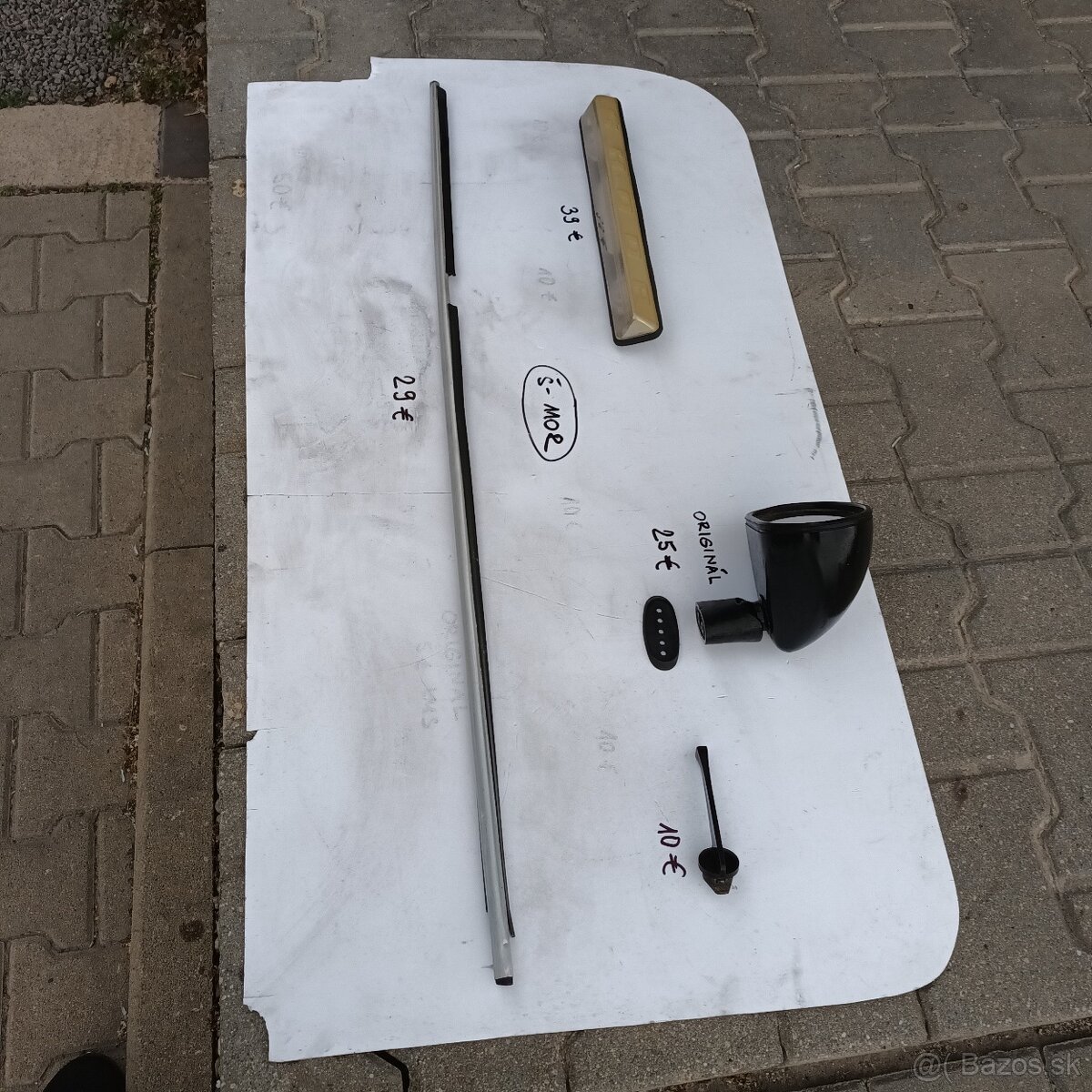 Predám osvetlenie SPZ+Zrkadlo spatné SKODA 110R - 4