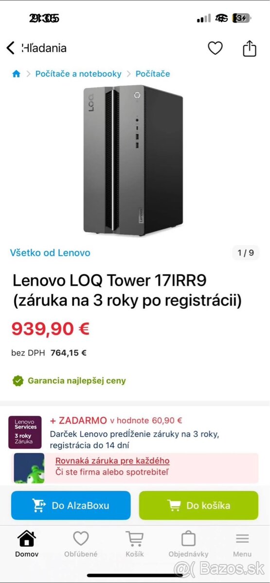 Počítač Lenovo loq 15 - 4