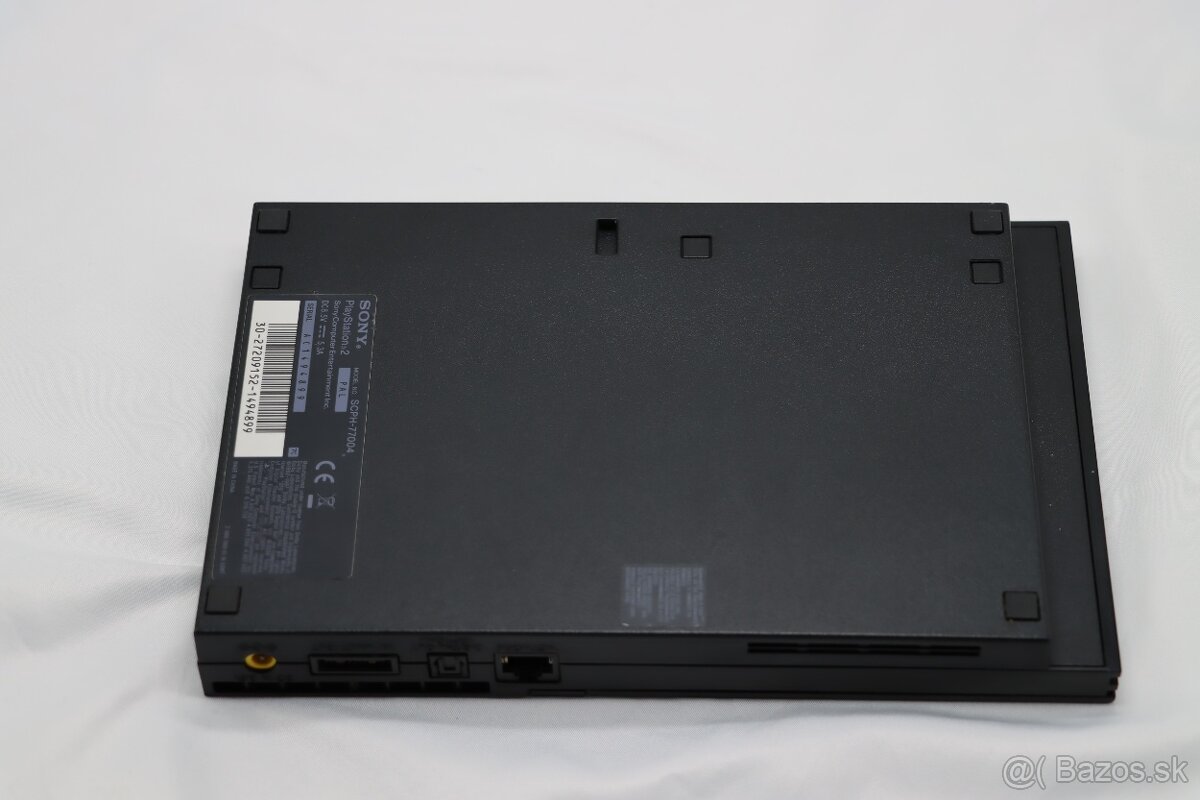 PlayStation 2 Slim SCPH-77004 čierna + príslušenstvo - 4