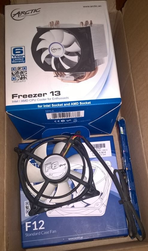 ARCTIC Freezer 13 + ventilátor F12 - 4