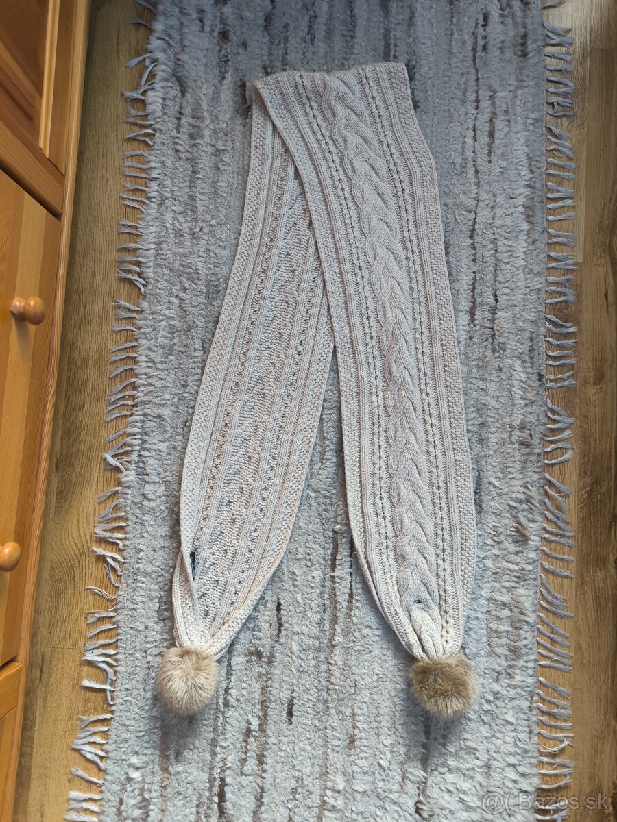 Dámsky šál s brmbolcami Tommy Hilfiger - 4